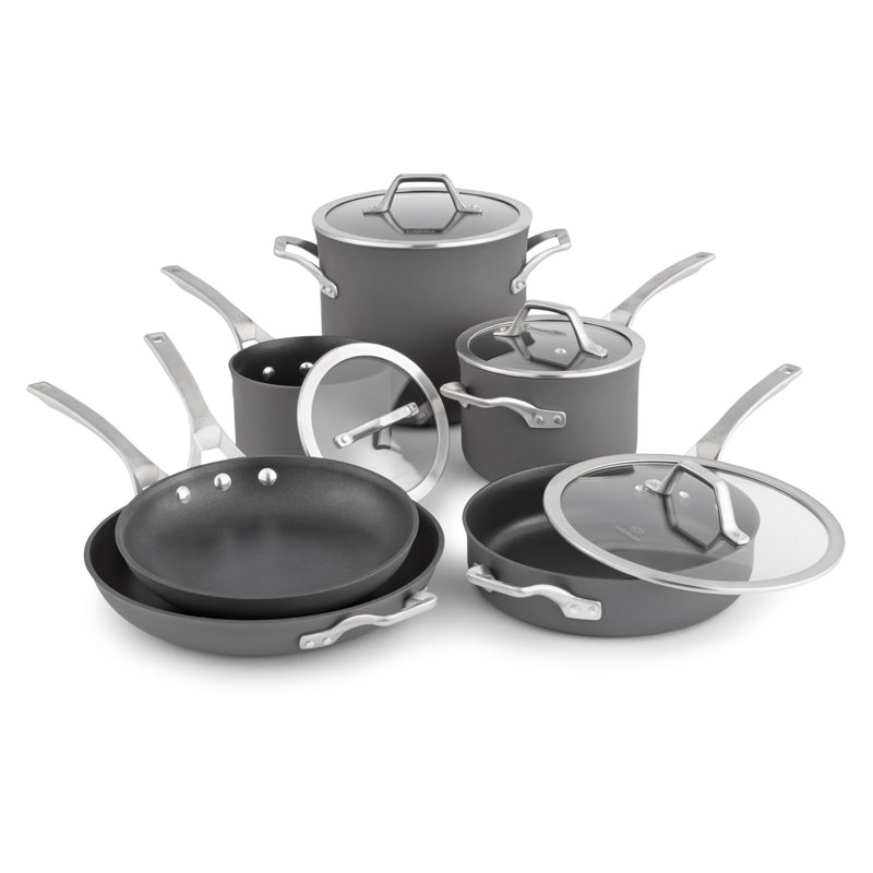Calphalon Signature™ 10 Piece HardAnodized Aluminum Non Stick Cookware